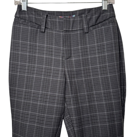 NWT Urban Outfitters Houndstooth plaid flare leg trousers pants women’s 2 - Picture 2 of 14